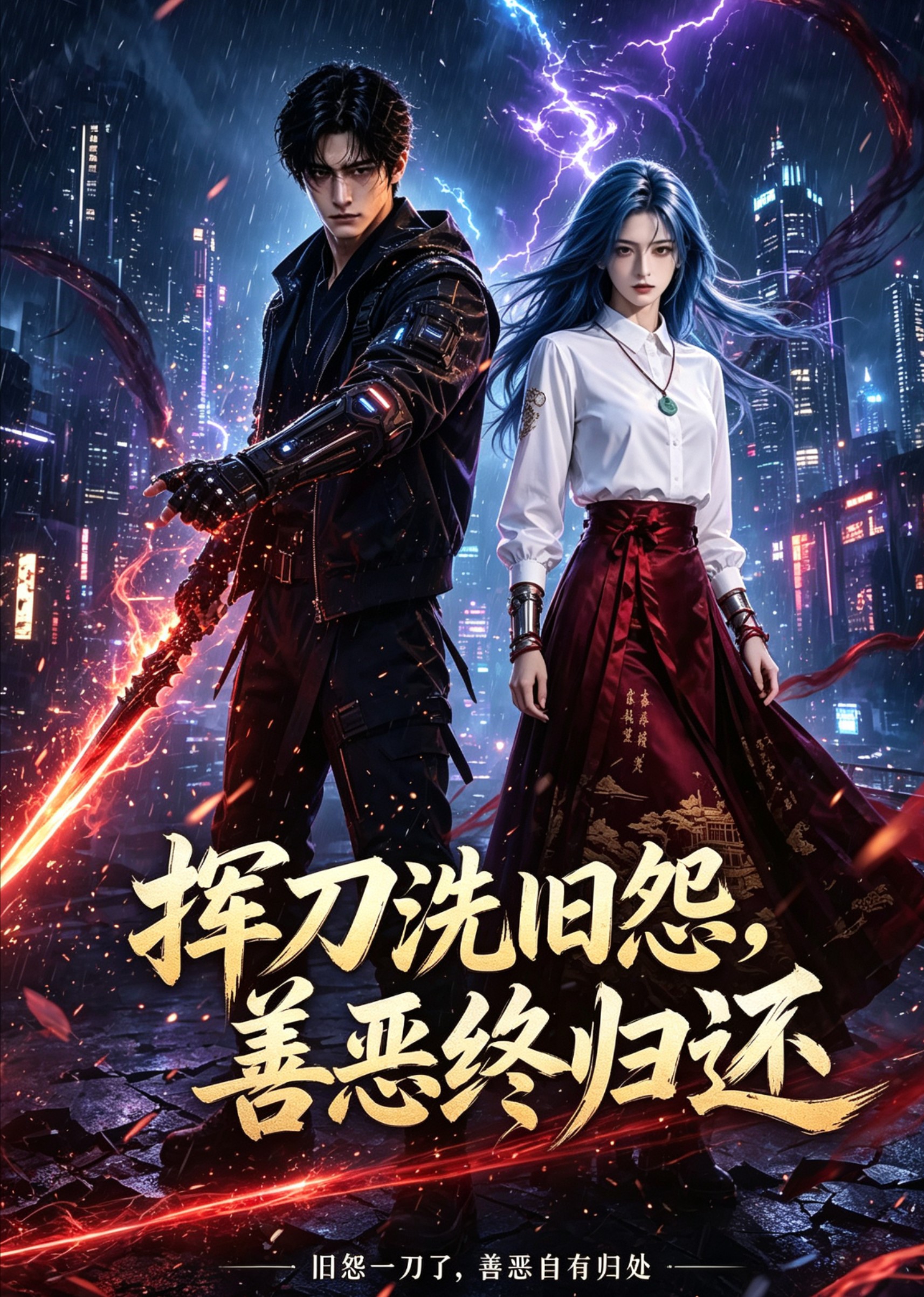 挥刀洗旧怨,善恶终归还