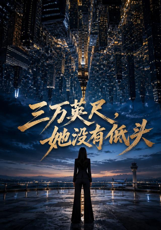 三万英尺,她没有低头